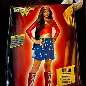 Wonder Women Girls costume size 10-12